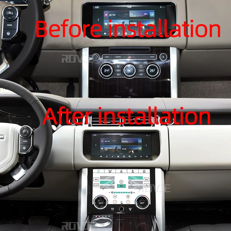 $361.35 Car air Conditioning Panel 10 inch Climate Board AC Panel For Land Range Rover Vogue L405 2013-2017 Year