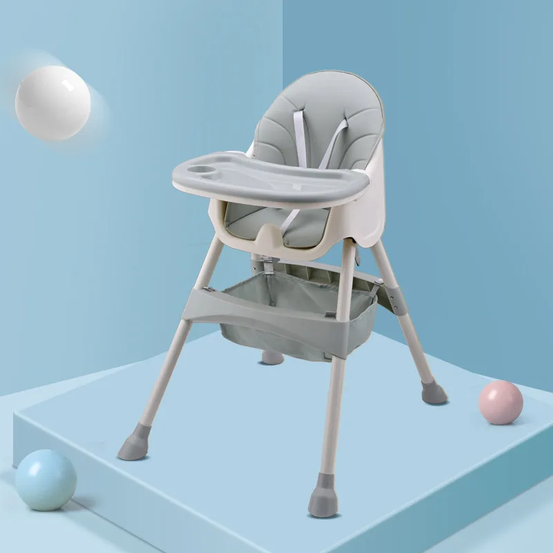 

Baby dining chair to eat collapsible portable baby dinette seat multi-function children's chair