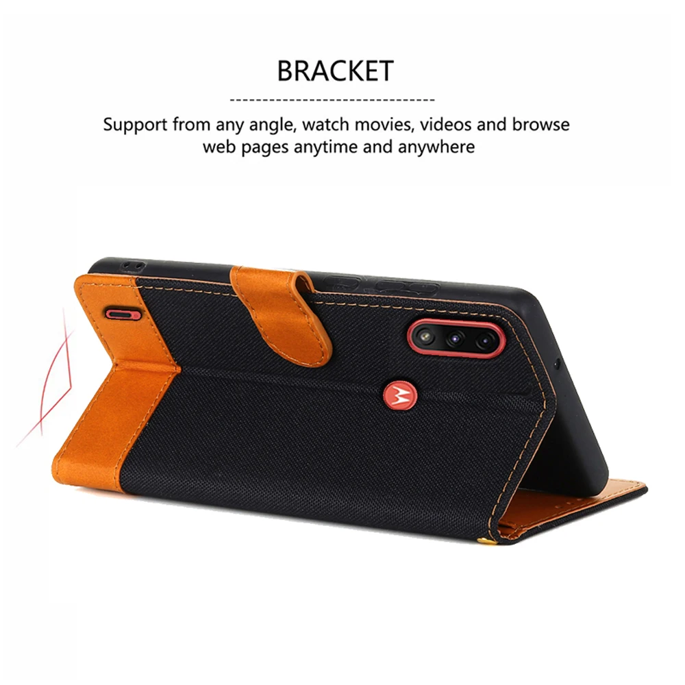 book case for motorola moto e7i power cover flip wallet stand phone shell etui for motorola xt2097 14 e7i power leather case bag free global shipping