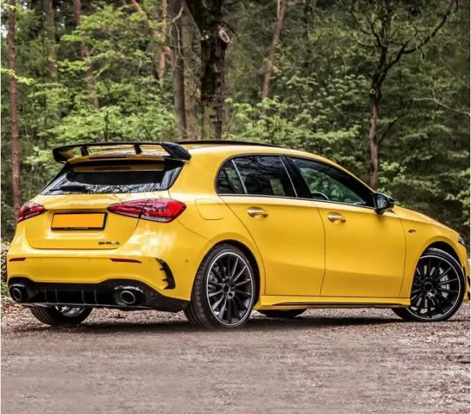 Автомобильный спойлер W177 для заднего крыла из углеродного волокна Mercedes Benz W176 A Class