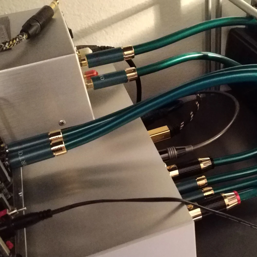 1 пара кабели ортофон Hifi XLR Мама папа|Кабели VGA| |