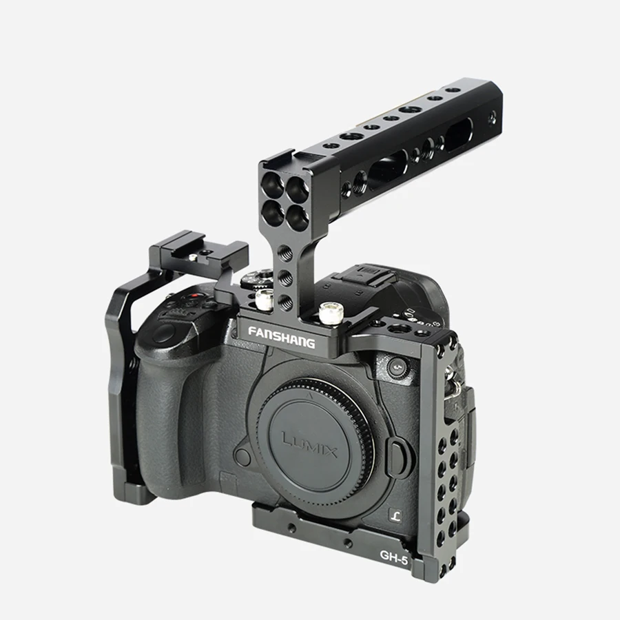 Защитный чехол клетка для камеры Viltrox с винтовой ручкой 1/4 дюйма 3/8 Panasonic GH5