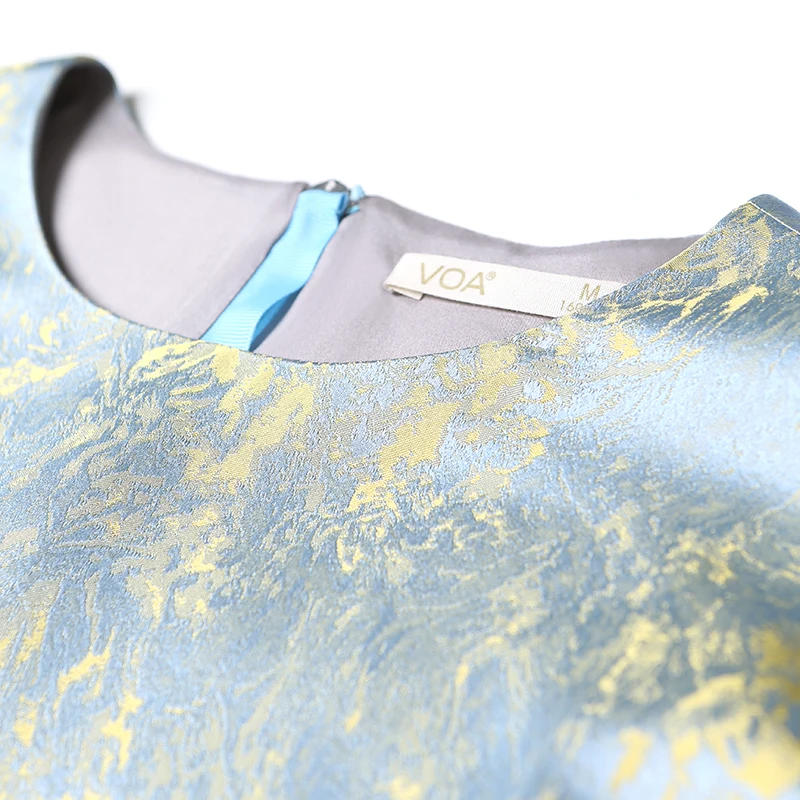 Женское шелковое платье VOA длинное винтажное без рукавов серебристого и серого