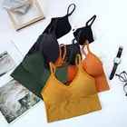 Бюстгальтер пуш-ап Женский, бесшовный укороченный, спортивный