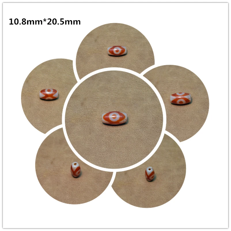 Тибетский красный Агат Дзи Лотос большие мужские 3 глаза Бог богатства