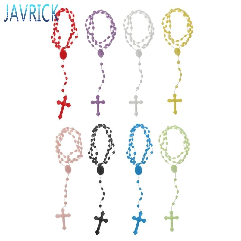 Пластиковые светящиеся бусины в виде четки ожерелье религиозная молитва JUL3 |
