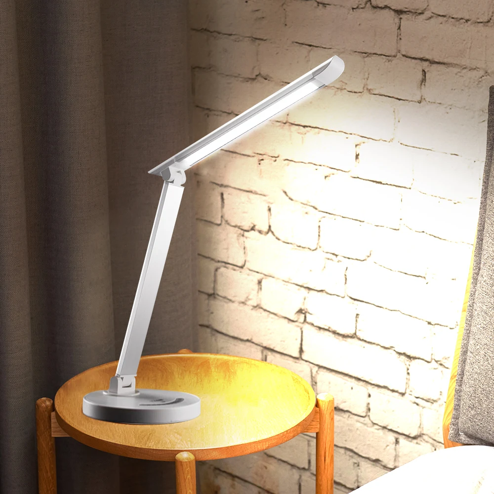 Светодиодная настольная лампа с сенсорным управлением защита глаз светильник