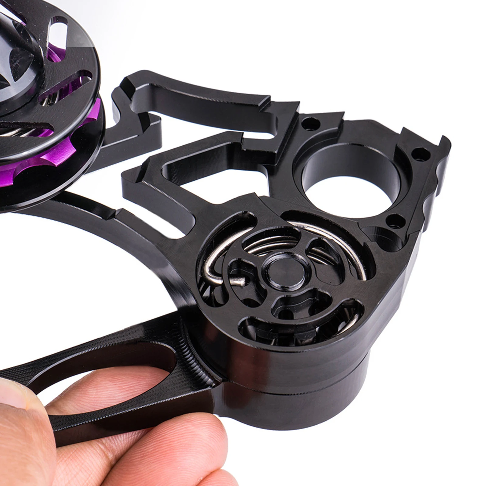 

ZTTO Folding Bicycle 2/3/6 Speed Rear Derailleur CNC Chains Tensioner Stabilizer Aluminium Alloy Transmission Stabilizer