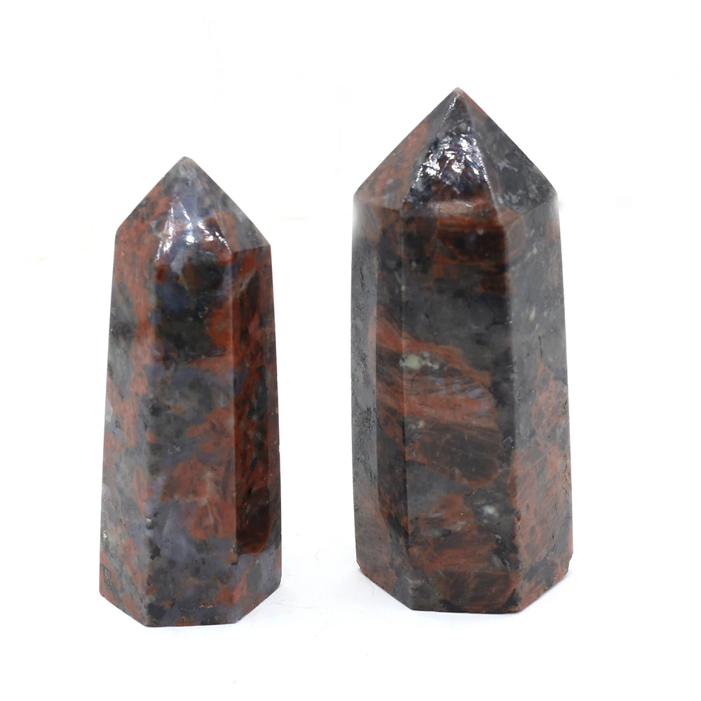 

Natural Crystal Stone Sesame Stone Rough Stone Quartz Mineral Crystal Tower Hexagonal Prism Shape Home Decoration Decoration