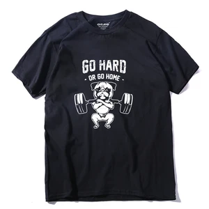 COOLMIND PU0124A 100% хлопок go hard or go home Мужская футболка Повседневная летняя свободная Мужская футболка мужская футболка с круглым вырезом