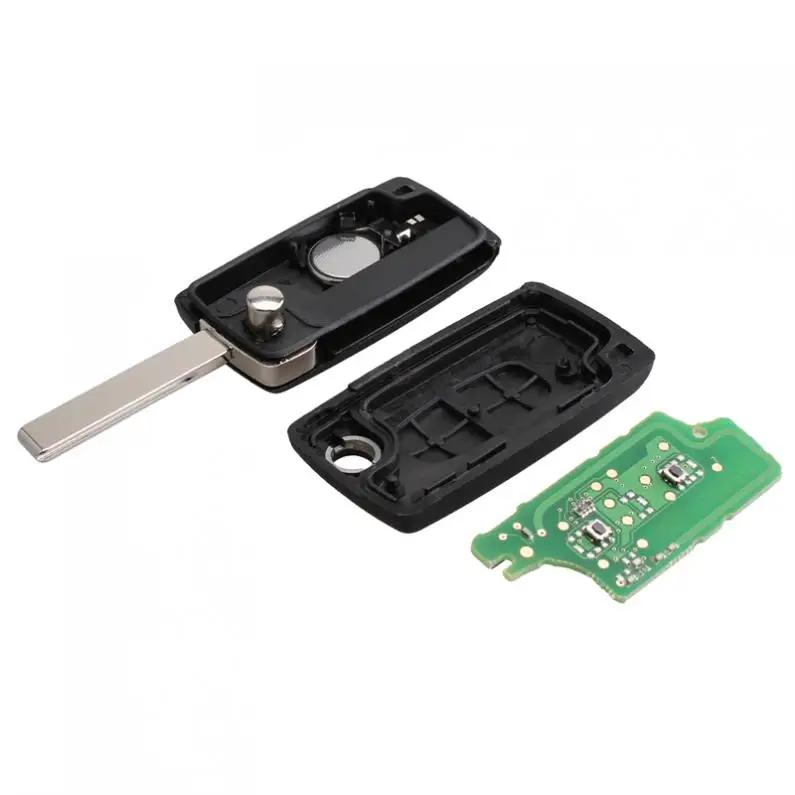 Пульт дистанционного управления для автомобиля 433 МГц 2 кнопки черный с