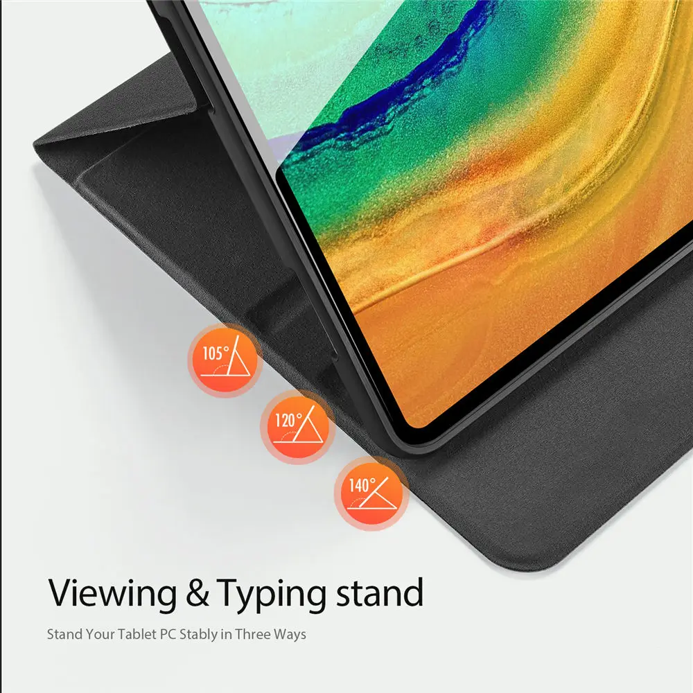 Умный чехол из искусственной кожи для Huawei Mate Pad Pro 10 8 с держателем карандашей