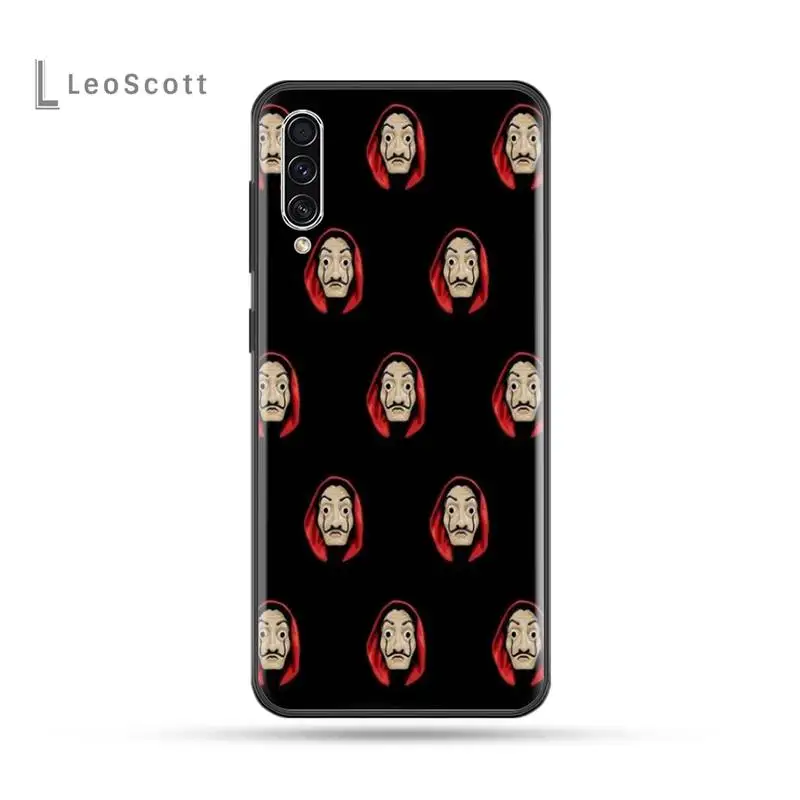 La casa de papel Чехол Мягкий Силиконовый ТПУ чехол для телефона Samsung Galaxy A 3 6 7 8 10 20 30 40 50 70