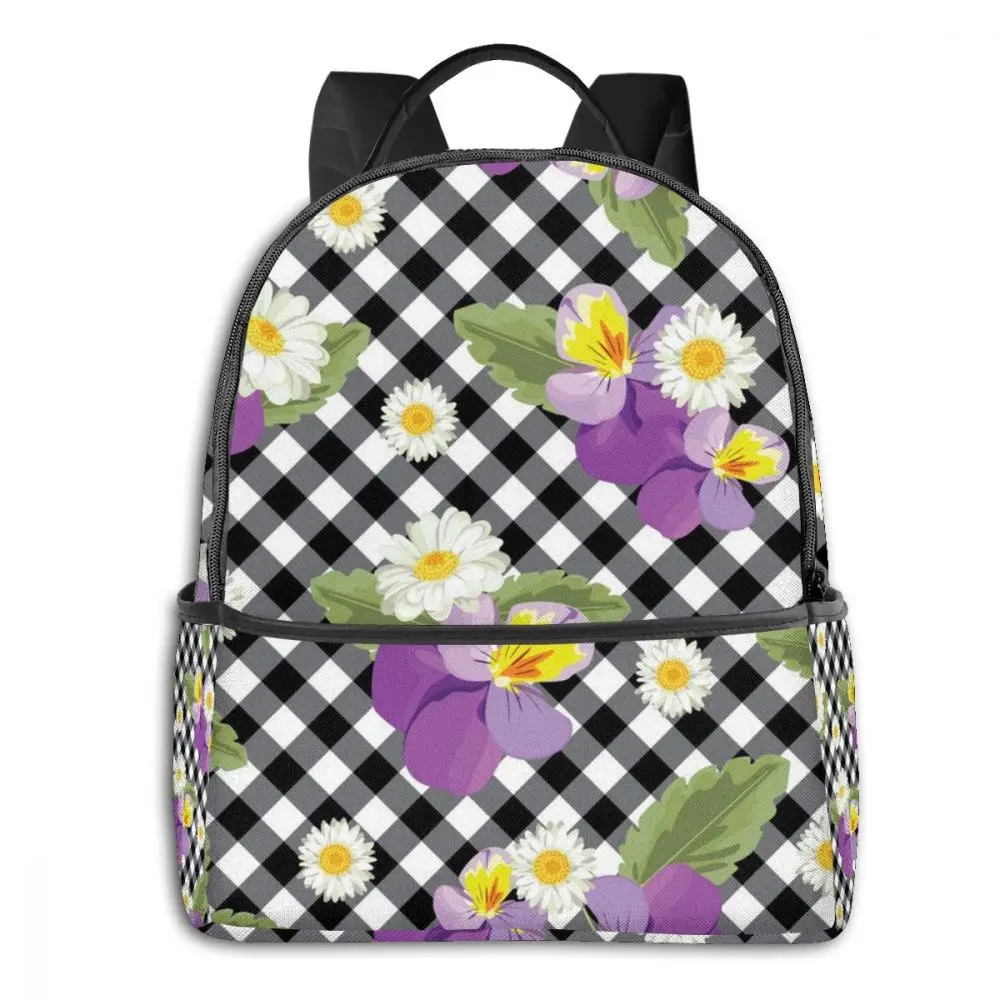 Бесшумная дизайнерская школьная сумка с цветочным узором для девочек подростков