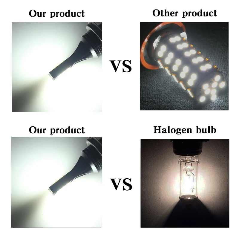 Светодиодные лампы Canbus H8 H11 светодиодные HB4 9006 SMD светильник s 6000 лм К 12 В белые