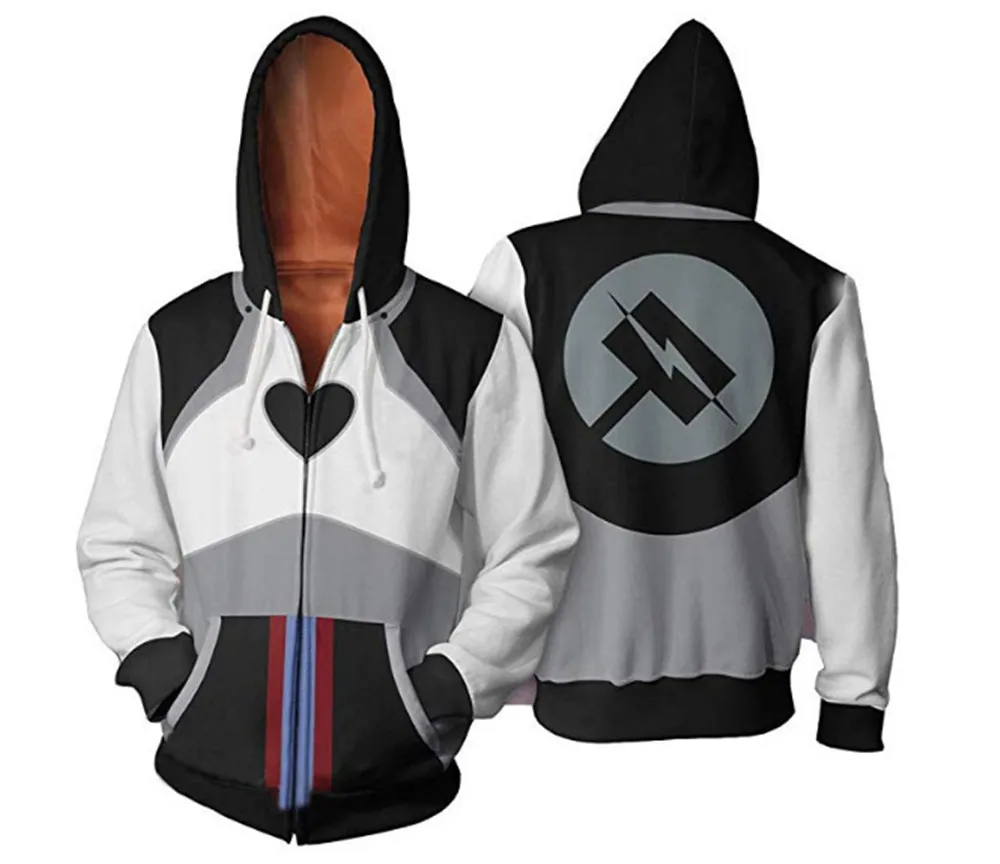 Мужские толстовки Блейк Белладонна с 3D принтом свитшоты повседневная куртка