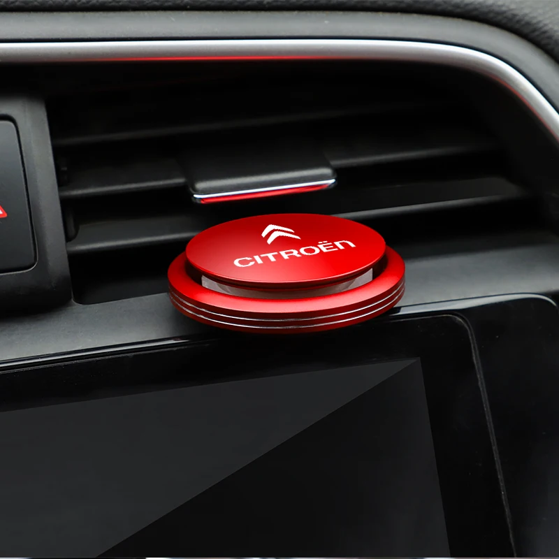 Auto Logo Rotating Car Air Freshener Perfume Interior Parts Decor Aromatherapy For Citroen C4 C3 C5 C1 C2 Berlingo Celysee Grand |
