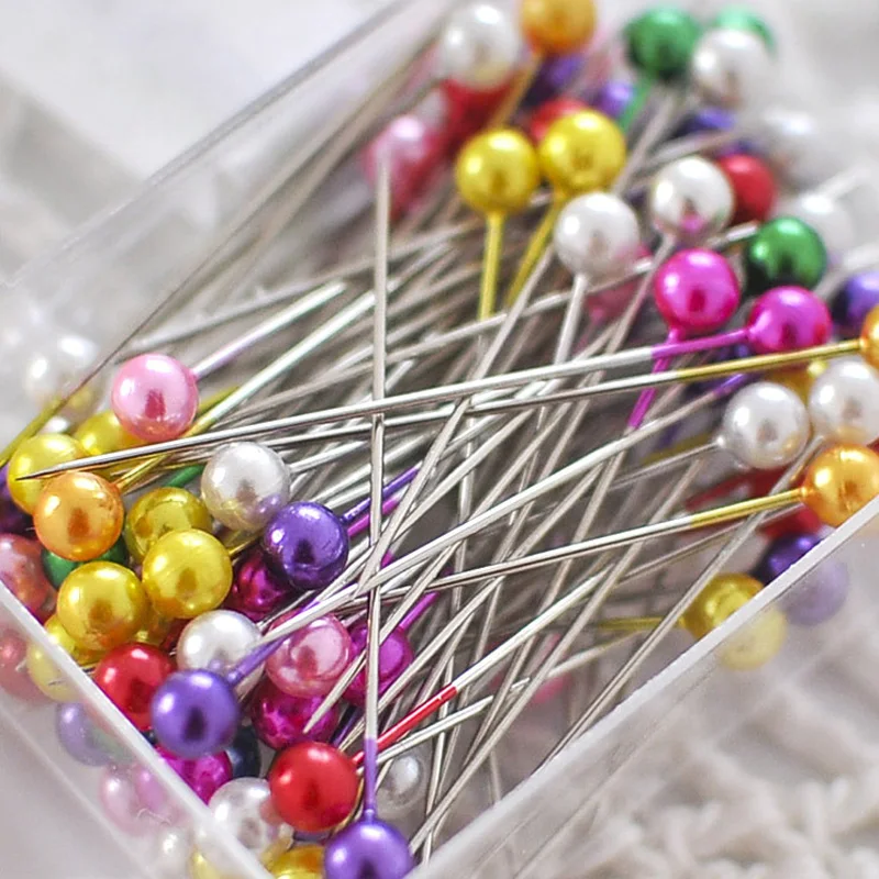 100 шт./компл. 36 мм перламутровая игла с круглой головкой одёжная булавка швейные