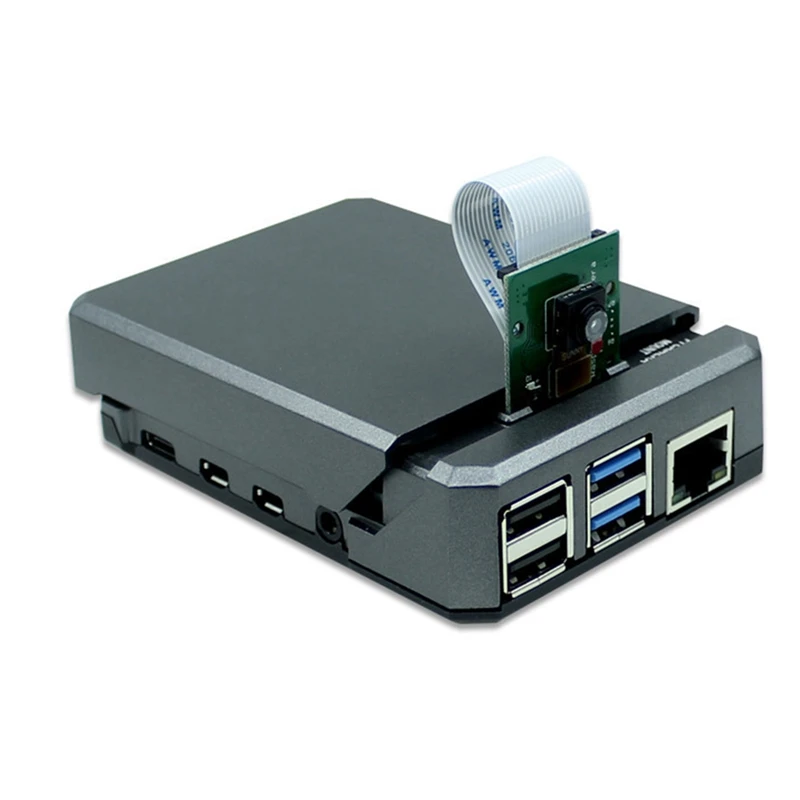 Горячая Распродажа для Argon Neo Raspberry Pi 4B чехол радиатора тонкий алюминиевый корпус