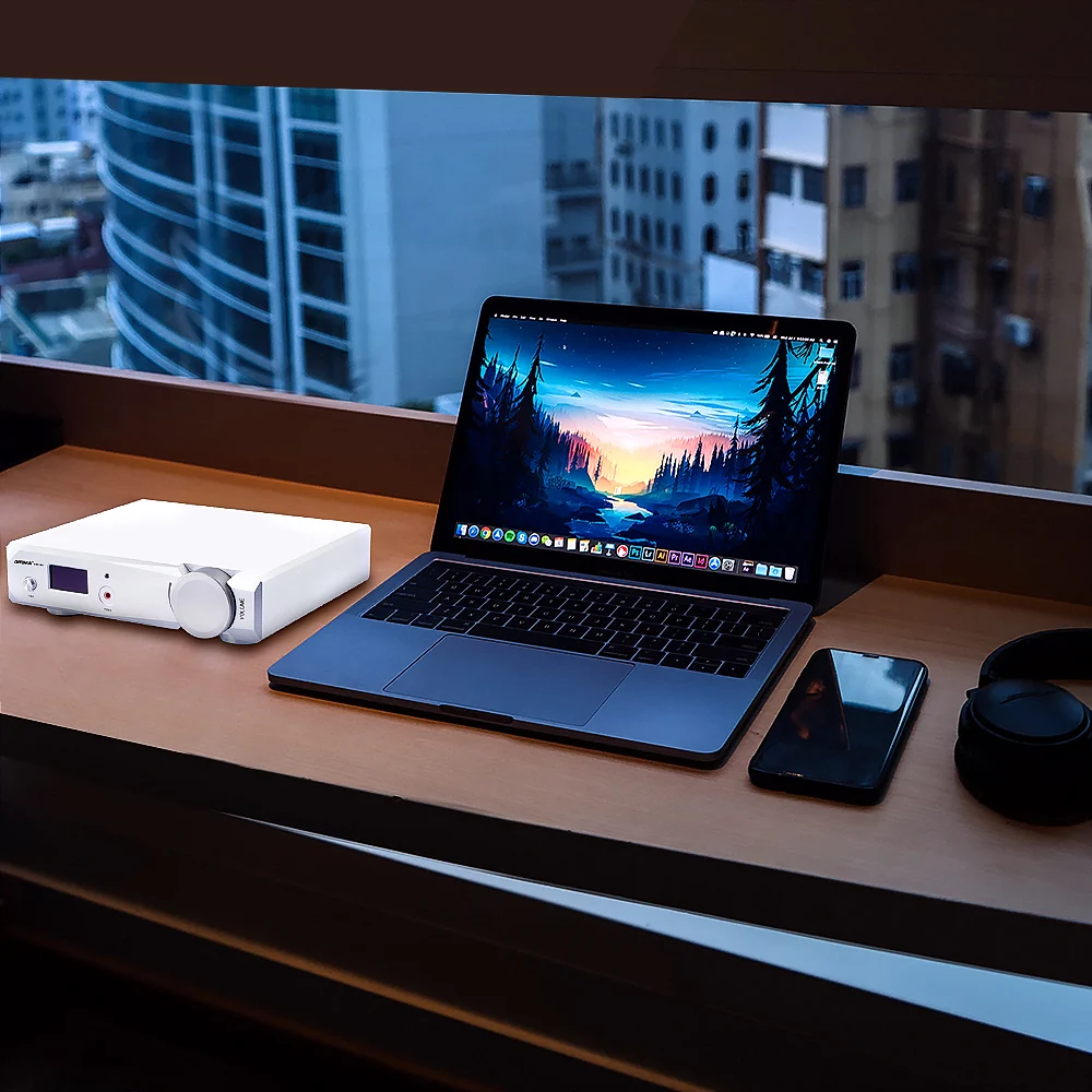 

AIYIMA ES9038 Audio Decoder DAC Headphone Amplifier 16Bit XMOS XU208 USB DSD Coaxial Optical CSR8675 Bluetooth 5.0 APTX HD Amp