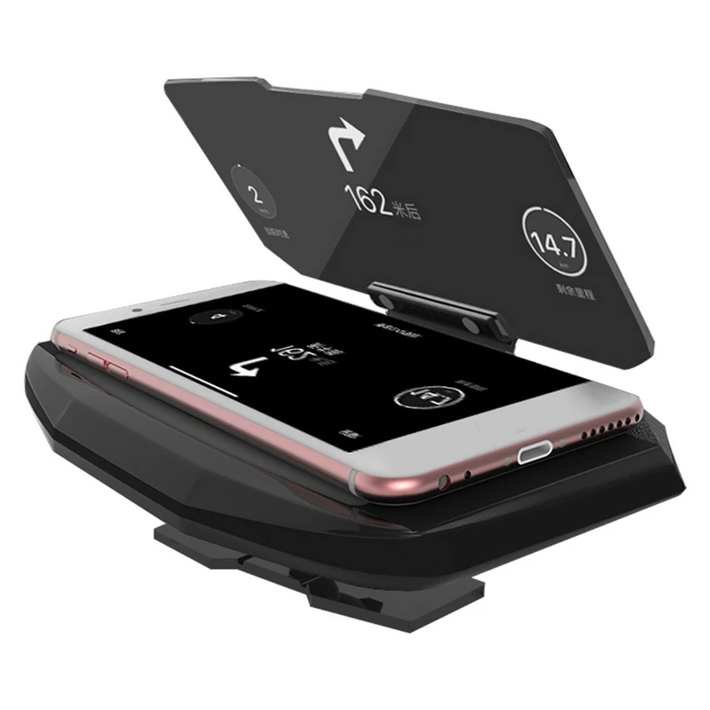 Автомобильный кронштейн HUD для навигации дисплея телефона смартфона держатель GPS
