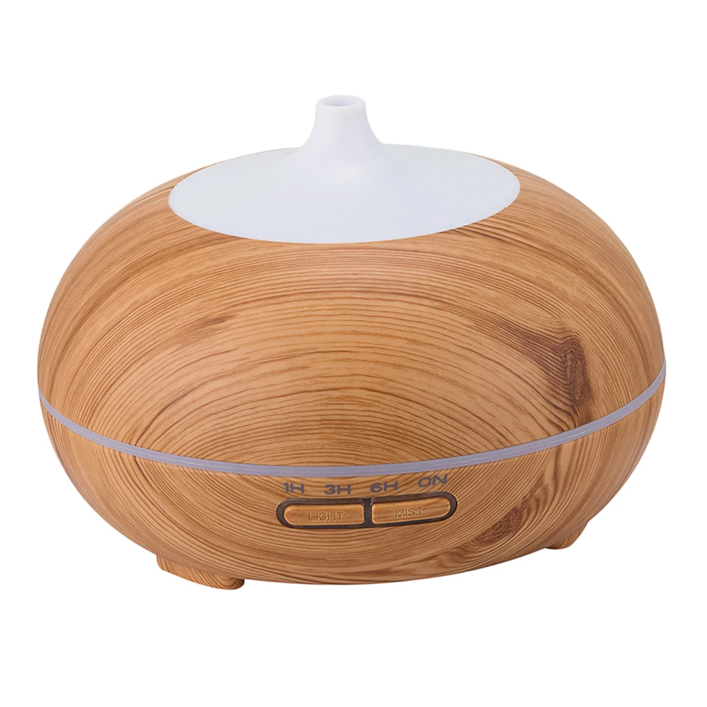 500 мл арома диффузор с древесным зерном автоматический отключаемый увлажнитель