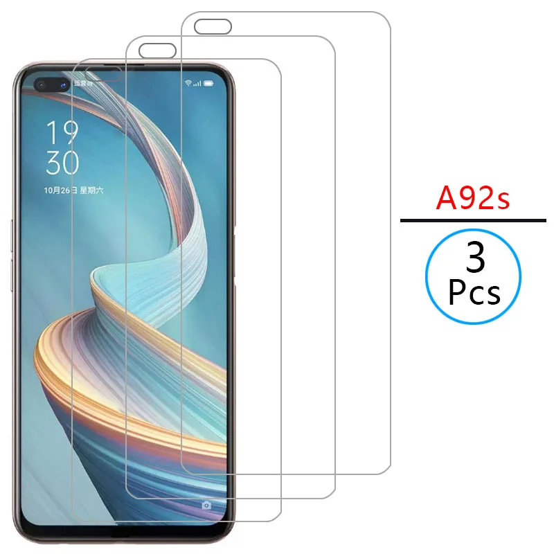 

protective glass for oppo a92s screen protector tempered glas on oppoa92s a 92s 92 a92 s 6.57 safety film opp opo op appo