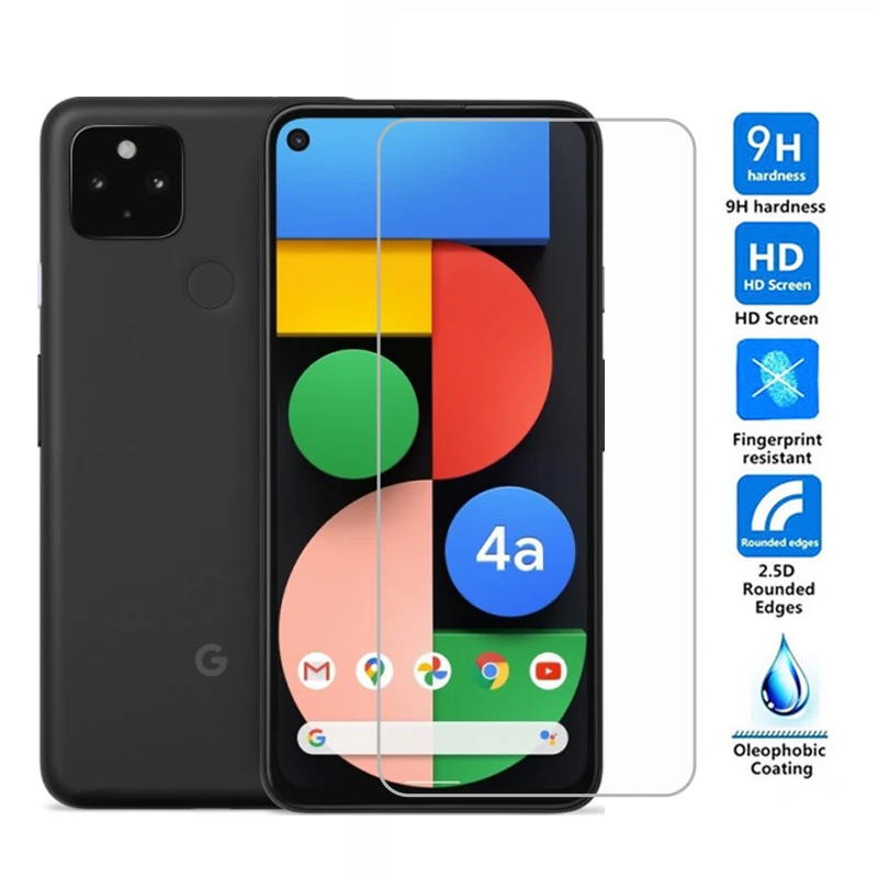 2 шт. стекло для Google Pixel 4a 5G закаленное 100% оригинальная Премиум 9H Защитная пленка