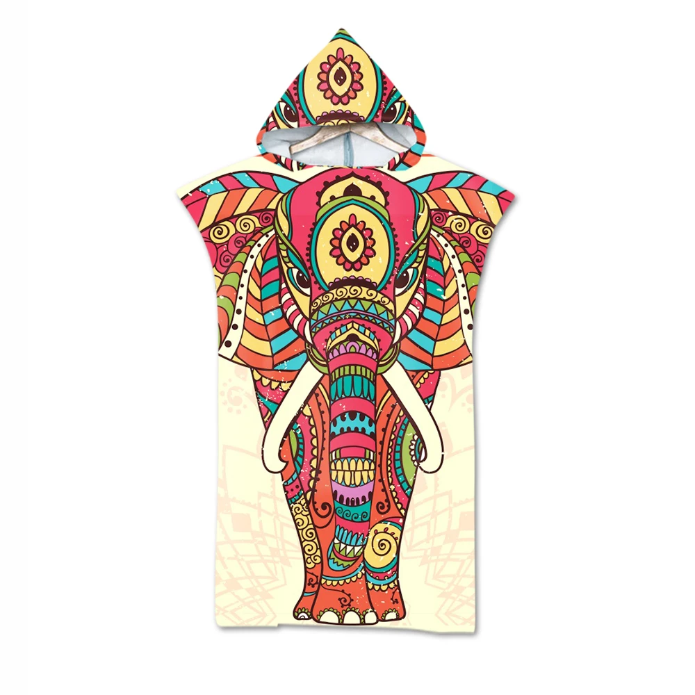 Микрофибра изменение халат для ванной Полотенца открытый купальный костюм с