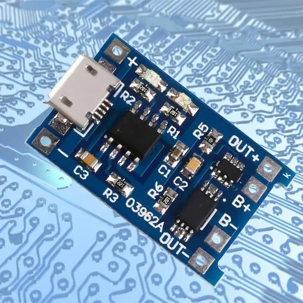 Cewaal Mini 5V 1A Micro USB портативная Защитная плата для зарядки литий ионных