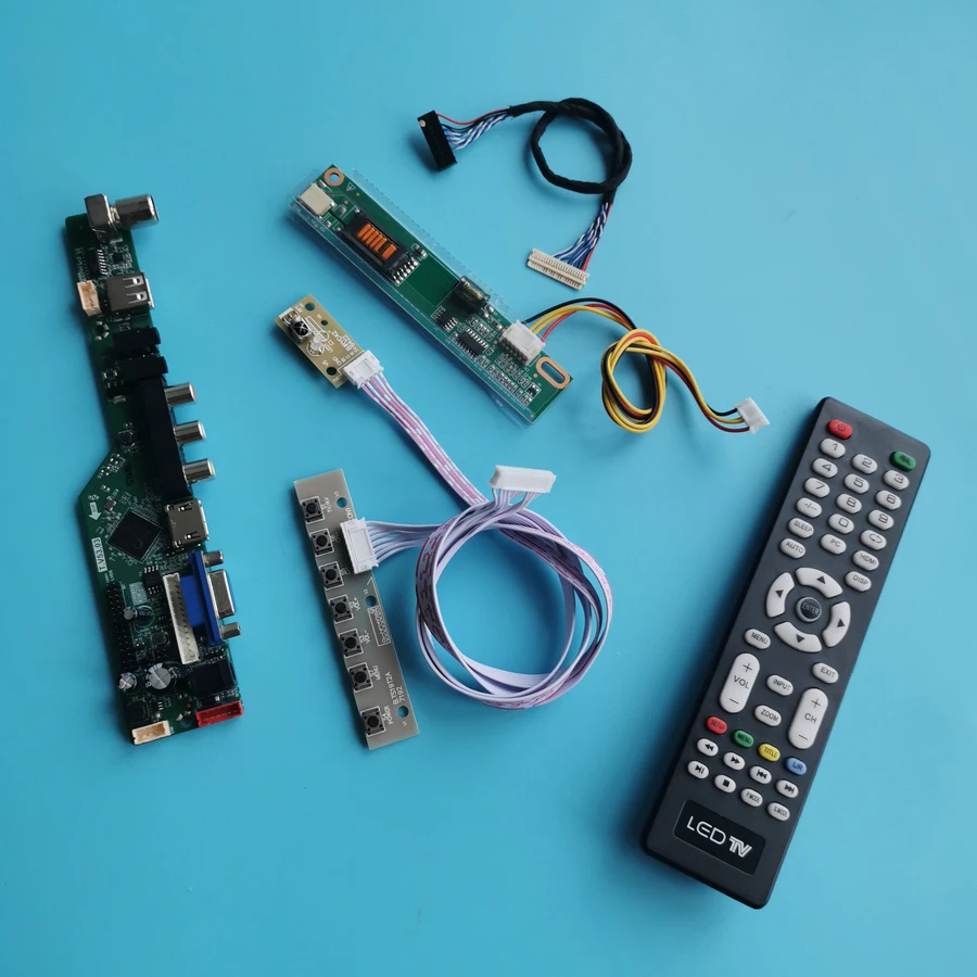 DIY kit 1024*768 Универсальный пульт управления управляющая плата 20 контактный разъем