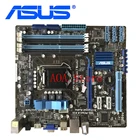 Материнская плата, LGA 1156, для Intel H55 ASUS, P7H55-M оригинальная, разъем uATX HDMI VGA 4 DDR3 16 ГБ, P7H55M, бу