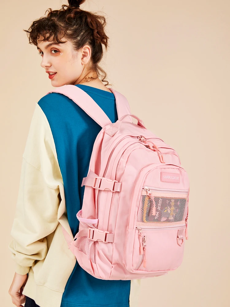 

Schoolbag Female College Student High School Korean Style Large Capacity Casual Travel Backpack Simple Ins Computer Backpack