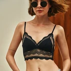 нижнее белье женское Тонкий бюстгальтер сексуальное Кружево лифчик белье женское мода Без спинки бюстгалтер без костчек топ женский Комфорт Бесшовные бюстгальтеры для женщин Дышащий лифчики женские нижее белье