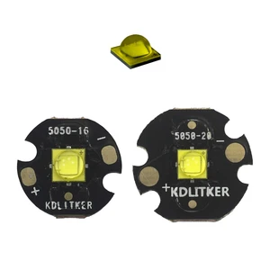 Светодиодный излучатель третьего поколения Cree XM-L3 White 6500K SMD 5050 с медным фонариком KDLITKER DTP MCPCB DIY
