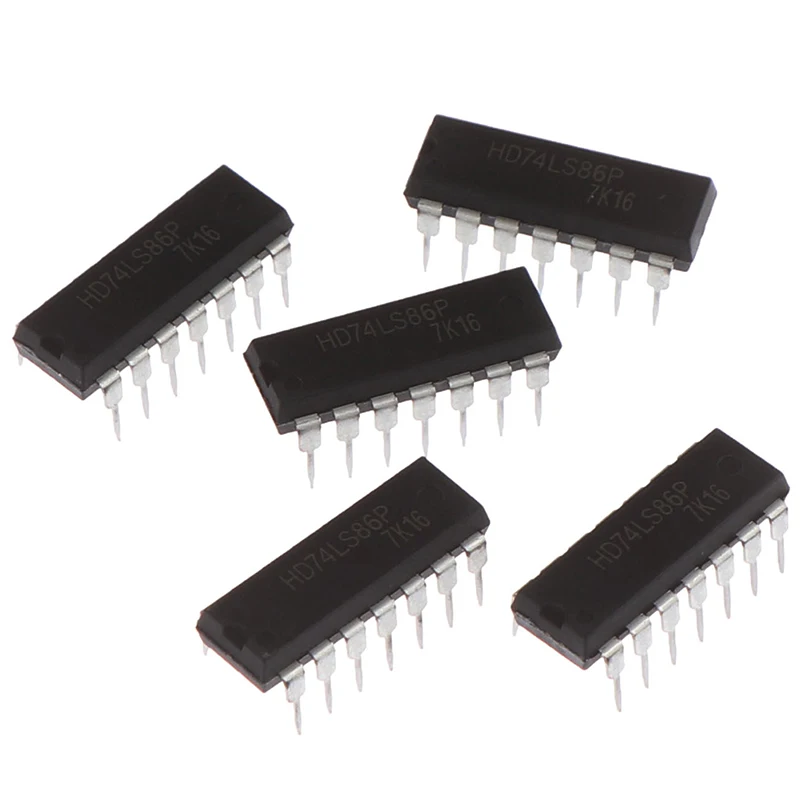 10 шт./лот 74LS86P 74LS86 SN74LS86N DIP новые и оригинальные IC оптом|Детали аксессуары для