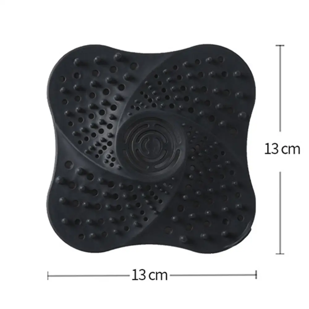 Силиконовый дренажный фильтр для волос ванной и кухни может захватывать волосы