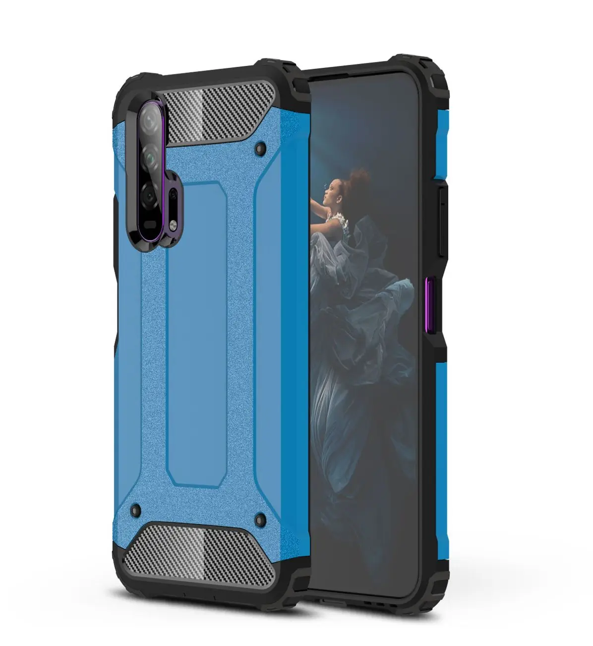 

Luxury Anti-fall Shockproof Heavy Protection Rugged Armor Phone Case For Huawei Honor 8A V20 V30 10 20 20S 10i 20i Lite Pro Case
