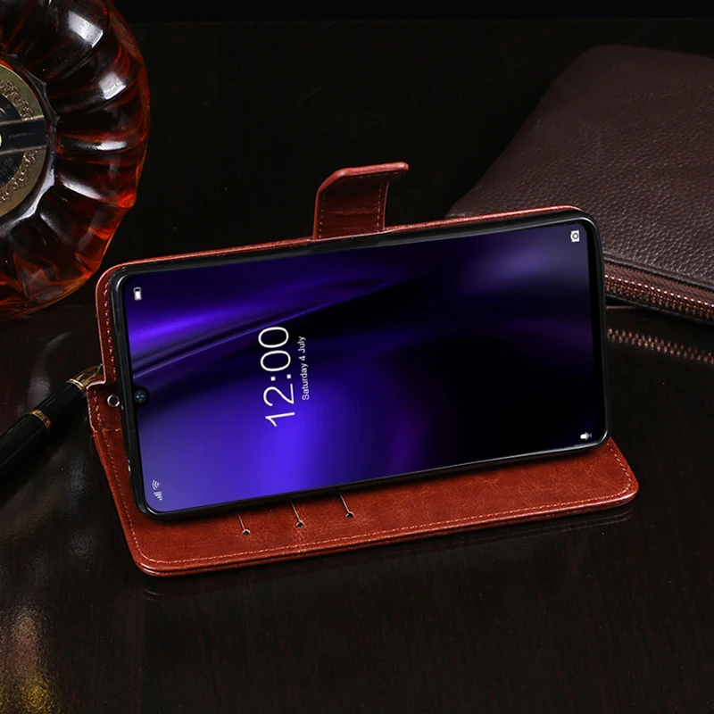 Чехол-книжка для Doogee N20 Pro деловой кожаный чехол-книжка телефона Чехлы аксессуары