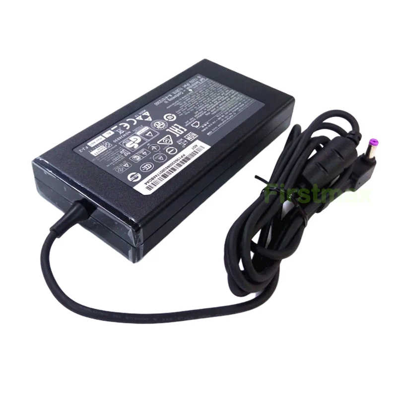 Тонкий 19V 7.1A адаптер питания переменного тока зарядное устройство для ноутбука