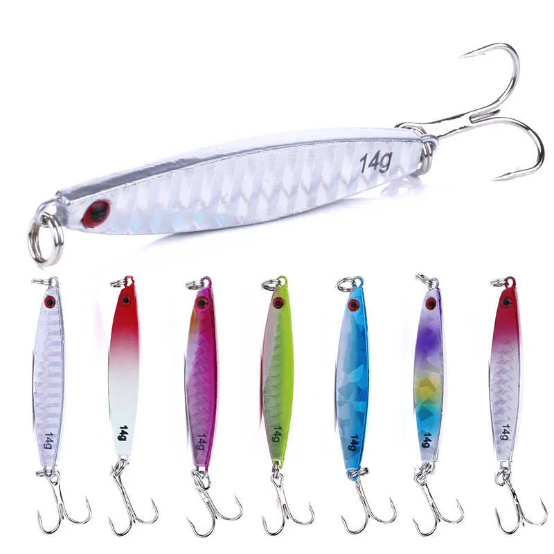 1 шт 6 см 14 гр катушка для ловли вращающаяся блесна приманка металлическая морской