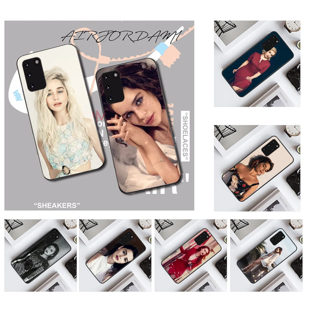 NBDRUICAI Emilia Clarke TPU Мягкий силиконовый чехол для телефона Samsung S20 plus Ultra S6 S7 edge S8 S9 S10