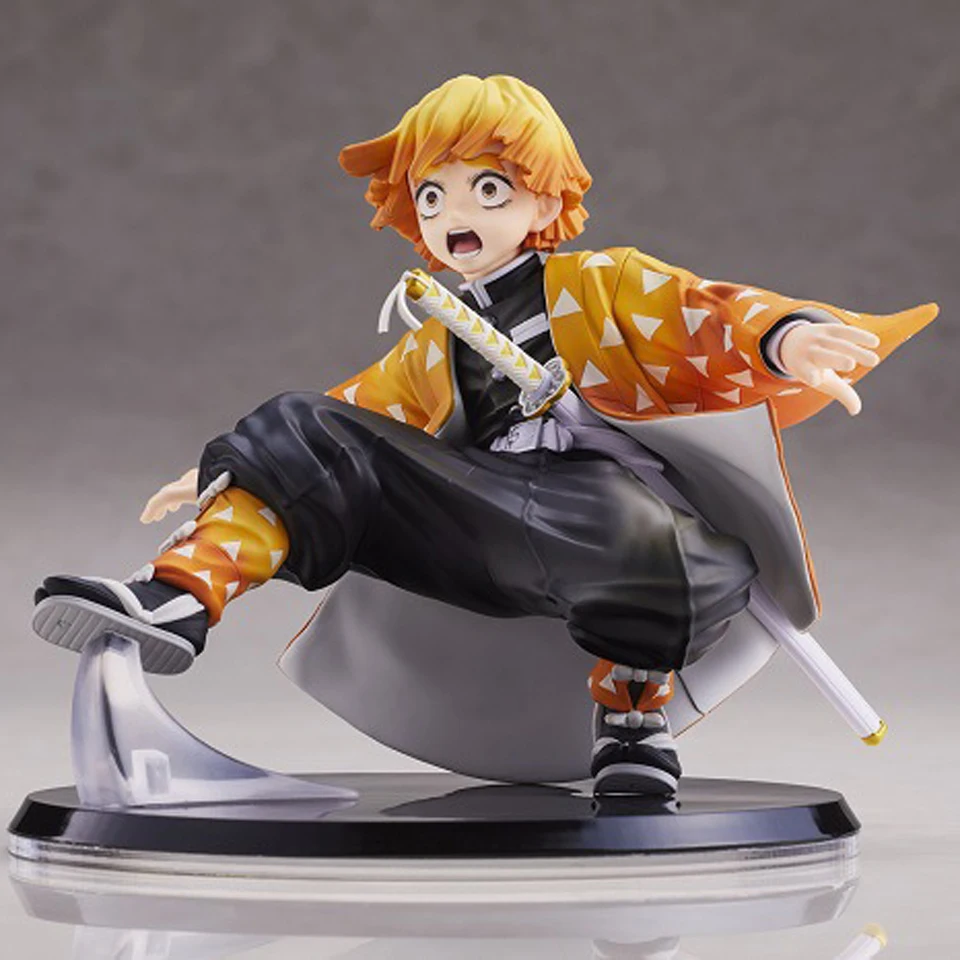 Tronzo фигурка демона убийца Kimetsu no Yaiba Agatsuma Zenitsu ПВХ модель игрушки зенитсу Кукла