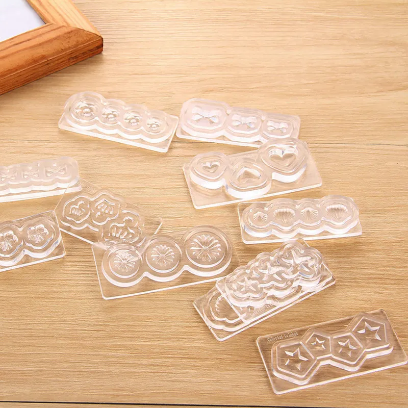 Новый Маникюрный шаблон для гравировки силиконовый маникюрный набор толстых 3D