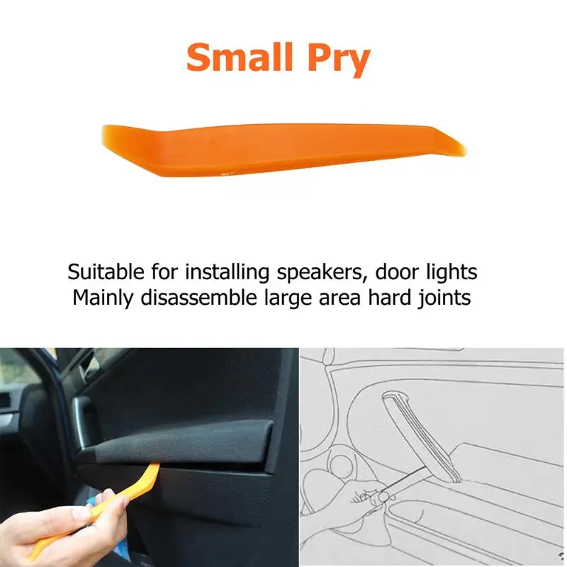

Automobile Audio Door Clip Panel Trim Dash DVD Radio Removal Pry Tool Set