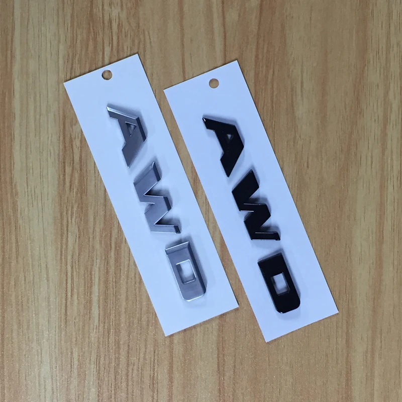 

car sticker AWD abs plastic style decoration fender trunk for Cadillac srx cts xt5 escalade accessories