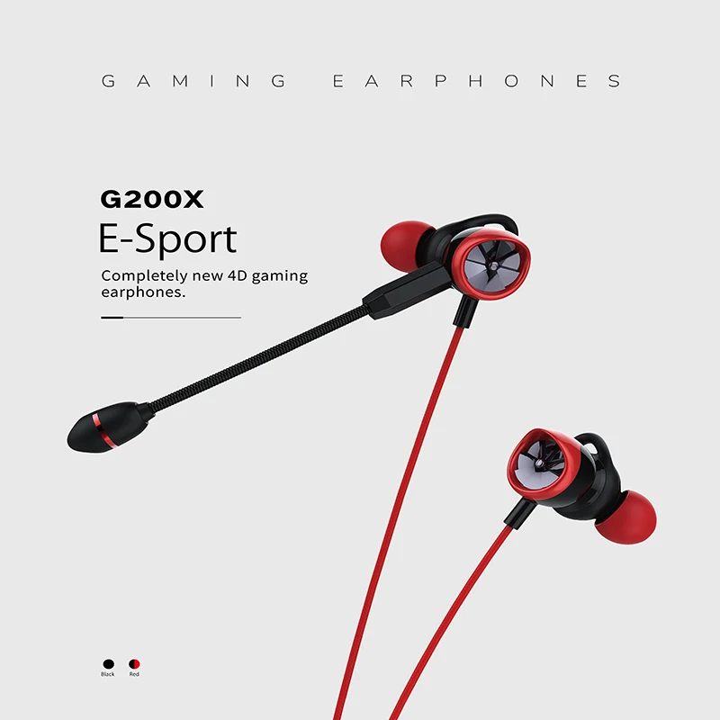 Langsdom HIFI геймер наушники в ухо G200X портативный супер бас стерео игровая гарнитура