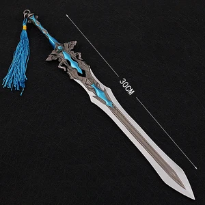alloy sword toy 30cm seven kills sword weapon model full metal crafts ornaments cosplay animation game peripherals toys free global shipping