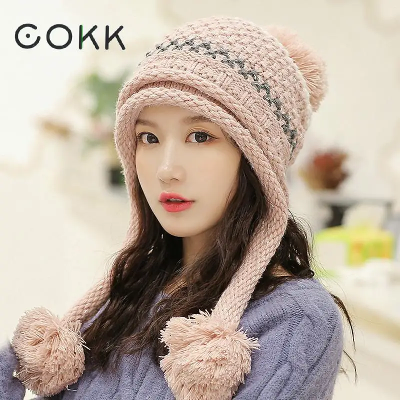 Женские шапочки COKK облегающие шапки Ветрозащитная Балаклава для верховой езды