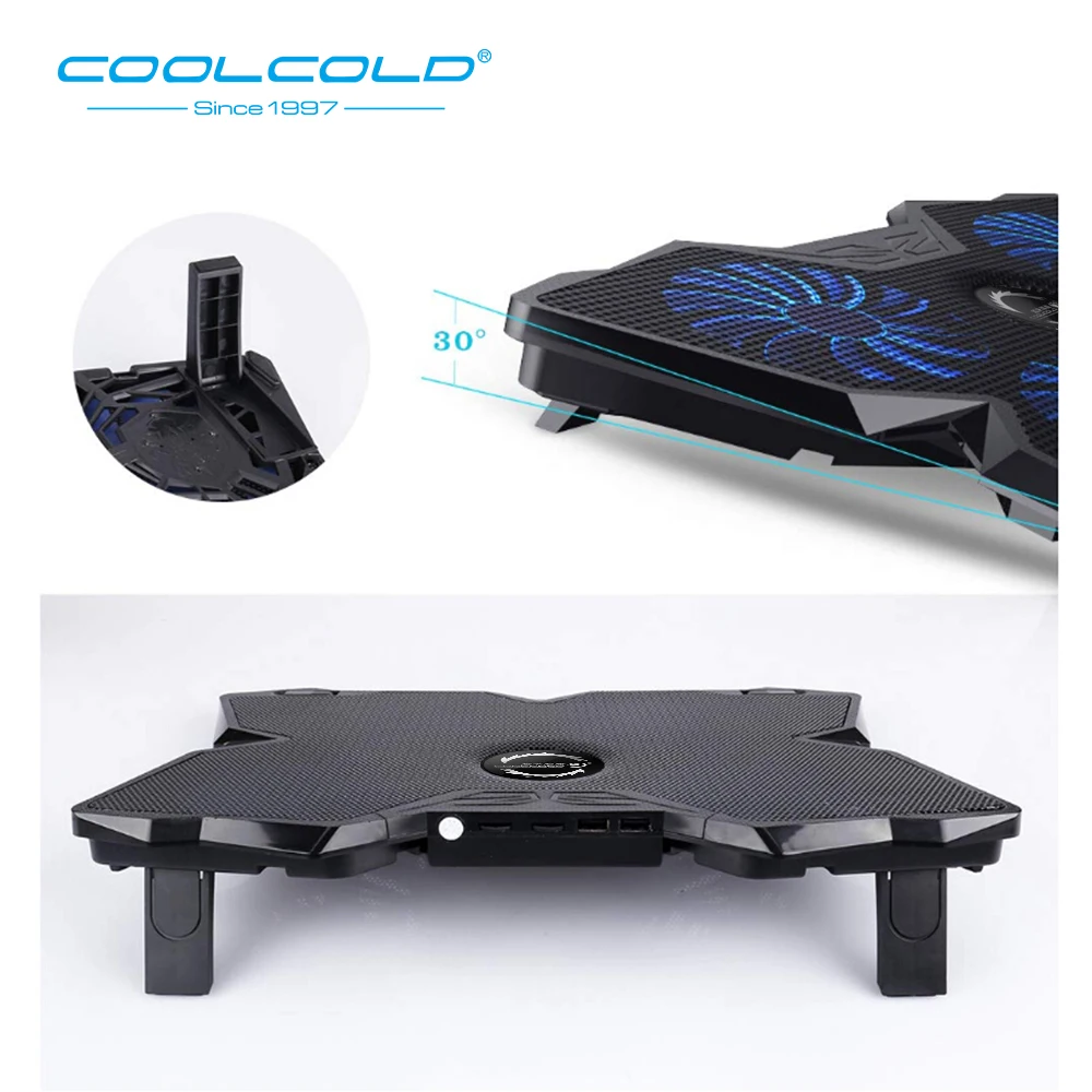 четыре вентилятора для ноут